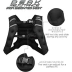 Adjustable buckle fit 20lbs body weight training vest — hodgepodge52