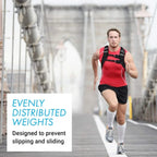 Adjustable weighted vest workout running men women — hodgepodge52