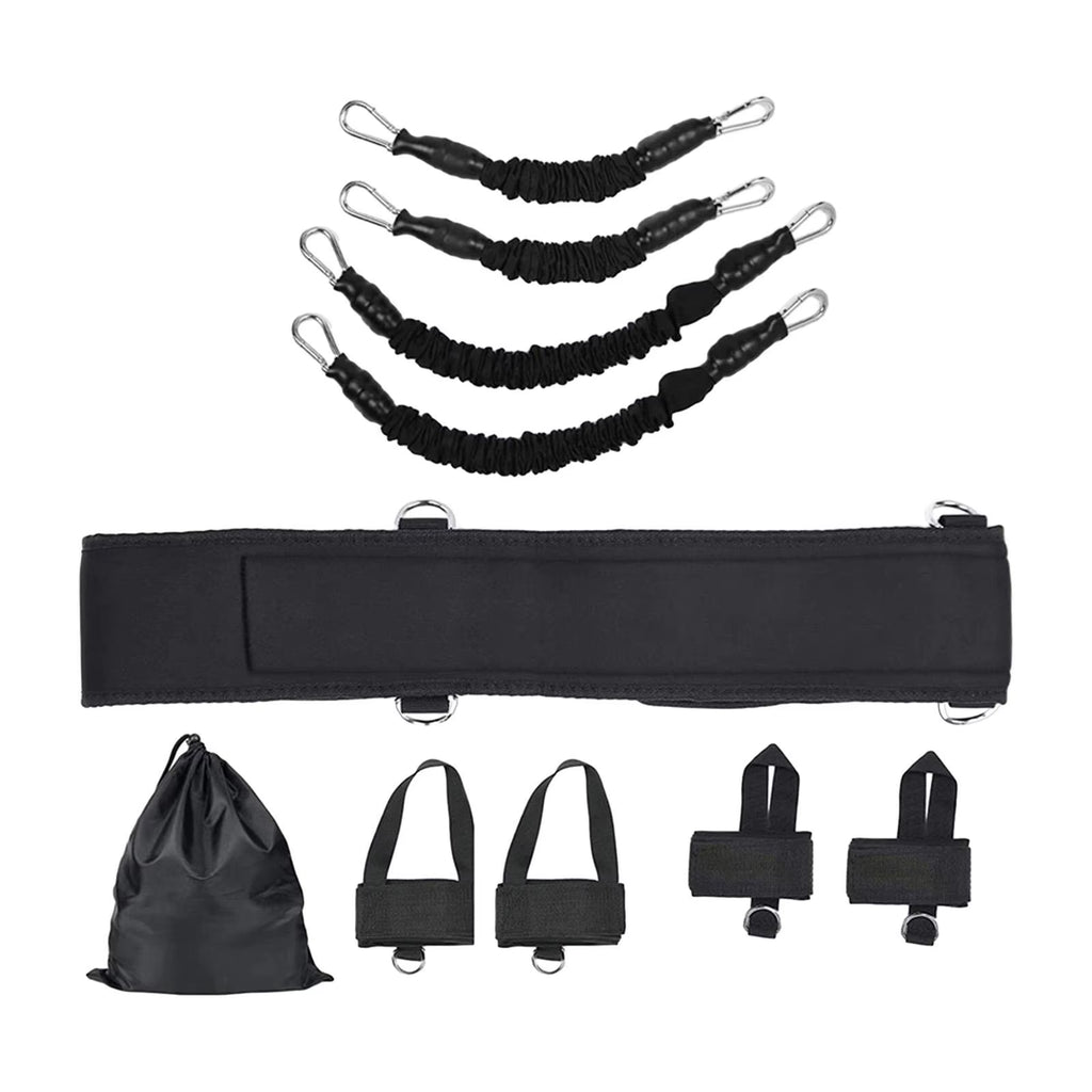 Labeled boxing band set waist belt ankle strap guide — hodgepodge52