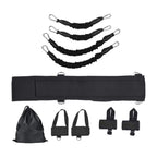 Labeled boxing band set waist belt ankle strap guide — hodgepodge52