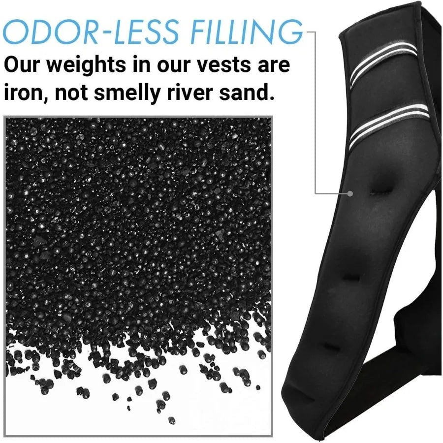 Weighted Vest Workout Equipment, 20lbs Body Weight Vest for Men, Women, Kids