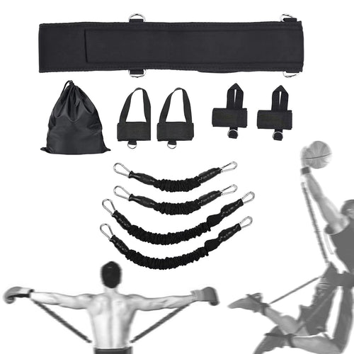TPE boxing resistance bands complete set waist belt — hodgepodge52